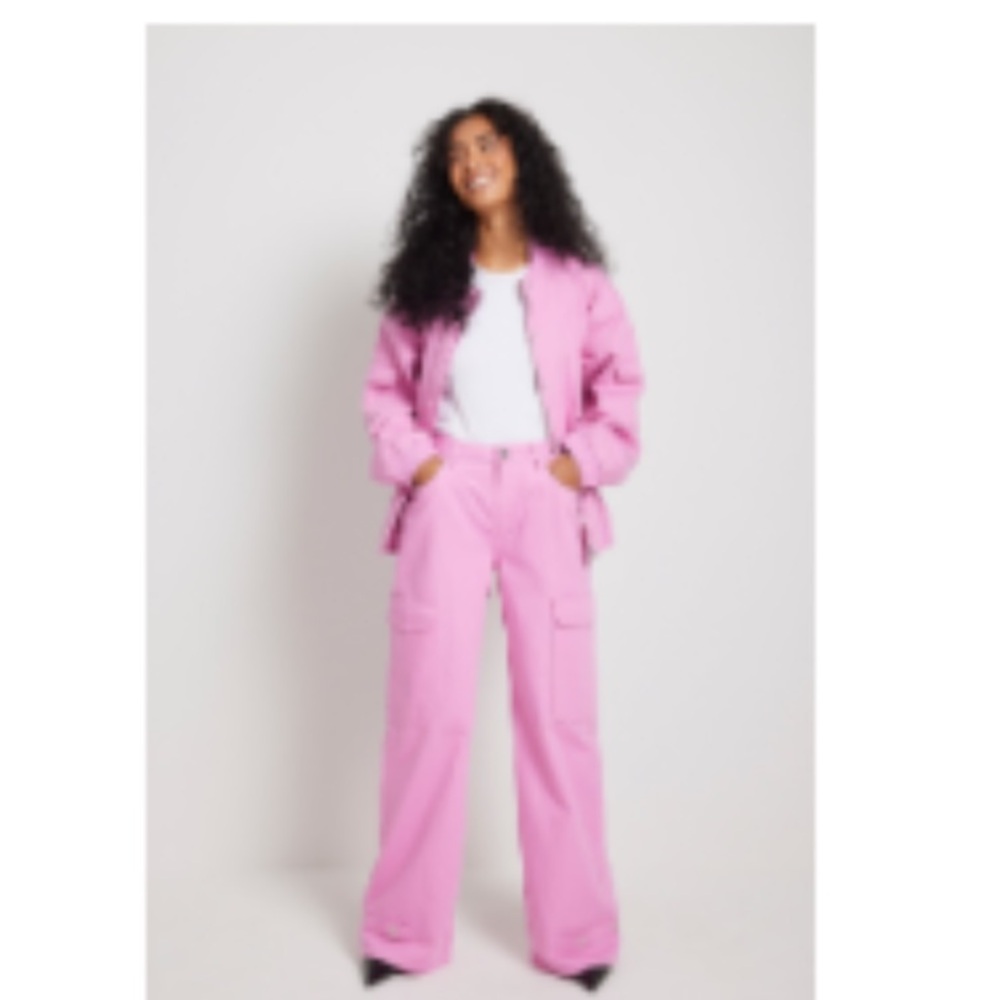 Vibrant Pink Denim Jacket